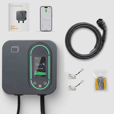 Αγορά 22kW EV φορτιστή Ηλιακό Wallbox Σταθμό 32A 480V με δυναμικό ισορροπία φορτίου Box σε απευθείας σύνδεση κατασκευή