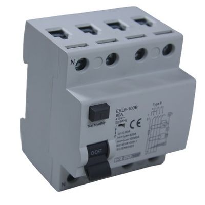 Αγορά 10KA διακόπτης τύπων Β 63A RCD για την προστασία Leackage σε απευθείας σύνδεση κατασκευή