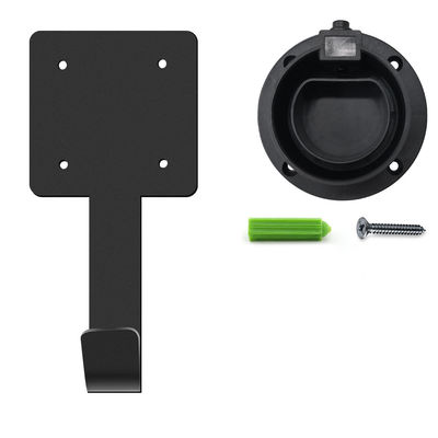 Αγορά IEC62196 τύπος - μαύρος χάλυβας κατόχων βουλωμάτων 2 EV με τη διαχείριση καλωδίων σε απευθείας σύνδεση κατασκευή