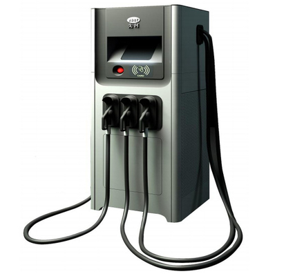 TUV εμπορικός EV σταθμός ΣΥΝΕΧΟΎΣ χρέωσης 60kW CCS CHAdeMo 9» οθόνη αφής
